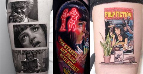 tattoo pulp fiction|35 Phenomenal ‘Pulp Fiction’ Tattoos